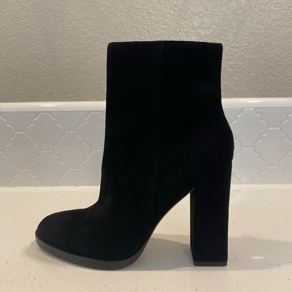 Alexander Wang Iselin Boot in Black Suede, Size 9/40